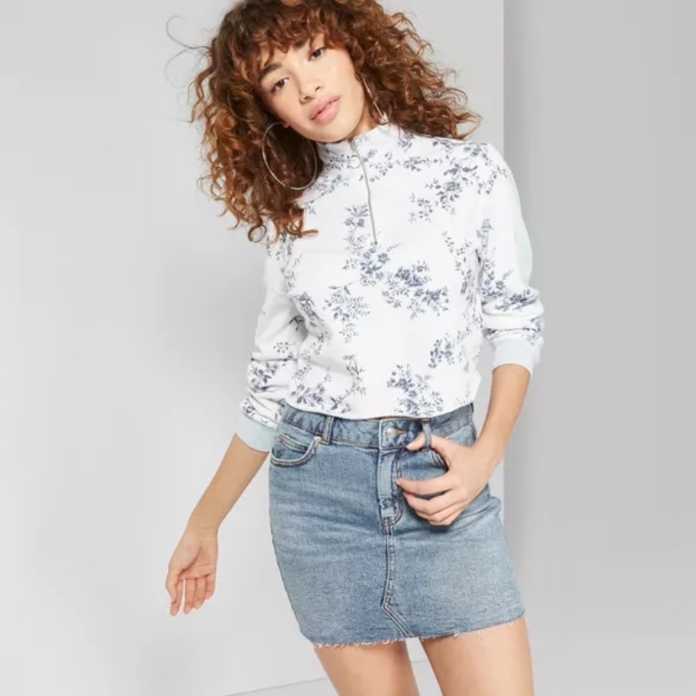 Wild fable 5 pockets Denim mini Skirt - Picture 2 of 7